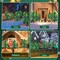 6PCS Solar Christmas Tree for Christmas Decorations Outdoor Pathway Lights with 120 C6 Multi-Color Lights 8 Lighting Modes Waterproof for Outside Garden Yard Lawn House Front Porch Door